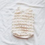 ぽこぽこワッフルのタンクトップ/バニラ