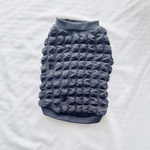 ぽこぽこワッフルのタンクトップ/ブラック