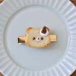 チョコのせくまトースト ヘアクリップ🐻🍫