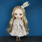 sale! 紅茶染めワンピースとショールセット　ブライスアウトフィット