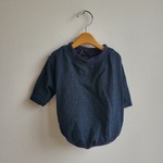 犬用インディゴ染めTシャツ　M