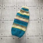 胸まわり52〜58cm/野呂英作ターコイズのDOGセーター