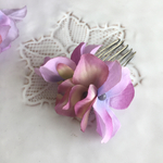 紫陽花ヘアコーム  ライラック