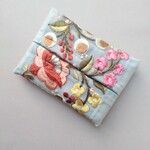 インド刺繍リボンをあしらったポケットティッシュカバー