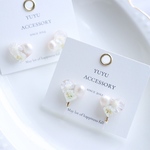 mini flower heart ....   ピアス/イヤリング 