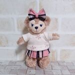  リボン柄シャツ&チェックプリーツスカートセット　ぬいば シェリーメイ
