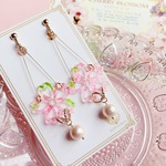 【3/25 21時より先着販売】大輪桜の耳飾り「まほろ桜」