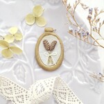 ラベンダーの刺繍枠