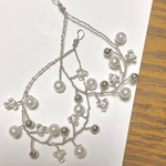 【イヤリングorピアス】シルバー×パール