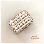 Venetian Vintage ビーズ刺繍ブローチ