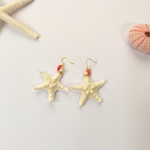 ヒトデと珊瑚のピアス♡
