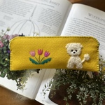 🌷ビションフリーゼのペンケース🌷