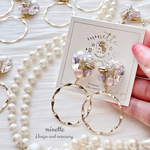 bijou and gold hoop 