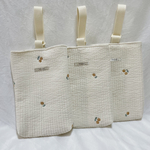 さくらんぼ刺繡入り上履き入れ