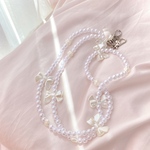 ビーズスマホショルダー ♡ Pearlribbon🎀