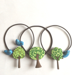 Tree  &  Birds＊ヘアゴム