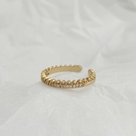 フリーサイズ サージカルステンレス ティアラリング