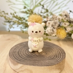 【完成品】桜しろくまマシュマロ人形🌸【無加工】