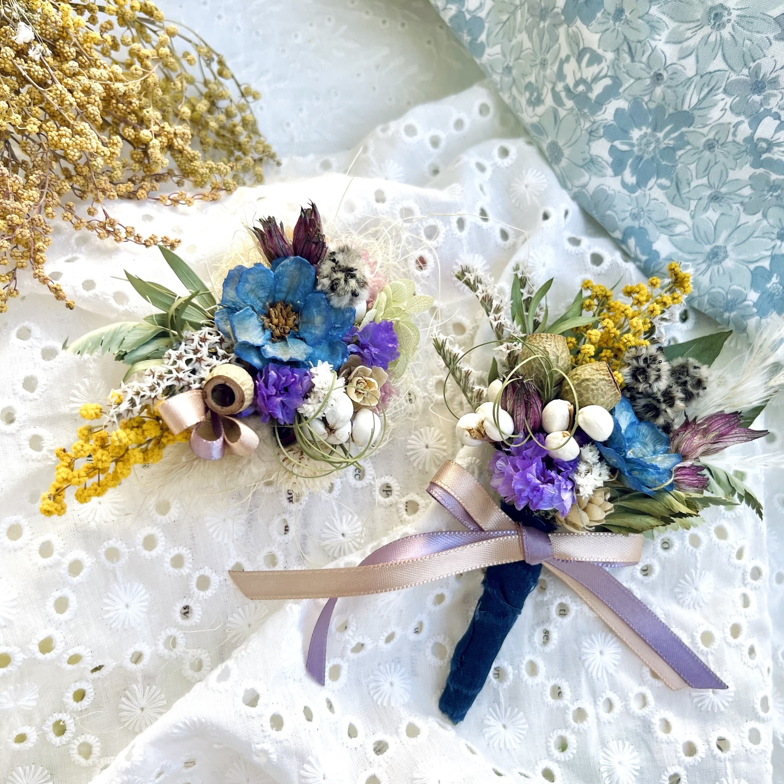 M 本物花 髪飾り プリザーブド フラワー 卒業 入学 入園 ウエディング