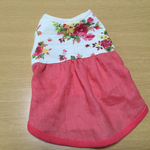 girly  花模様ノースリーブワンピース  Ｓサイズ