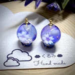 レジンピアス イヤリング 桜 まん丸  12mm