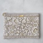 mulch pouch S /インド刺繍リボンのマルチポーチ
