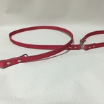 【再販】アウトレット！ピンク♪カフェスタイル 小・中型犬用 革リード 145cm　90cm