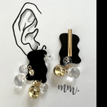 ◯⚫︎クリアピアス