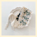【送料無料】Daisy刺繍生地　リバーシブルバブーシュカ