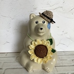  北欧白くま貯金箱グッズ　🌻ひまわり雑貨セット