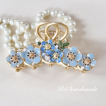 ネモフィラのバンスクリップ②（送料無料）