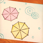 雨ふりはんこ