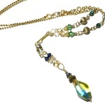 旅人の記憶 ブルー・グリーン ペンダントネックレス