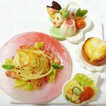 ミニチュア・春野菜のペペロンチーノ②