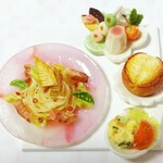 ミニチュア・春野菜のペペロンチーノ③