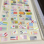 フレークシール(カラフル長方形)