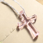 Pink Rose Cross：波動玉®【現品一点物】