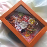 只今 送料無料  ちりめん細工の可愛いbox