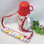 ●水筒の紐カバー、ベルトパッド（ニャン子とブー太)