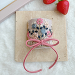  ポニーフック　インド刺繍リボン　ラップフック