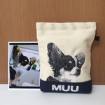 muu0201218様オーダー品❤︎愛犬の刺繍ポーチ