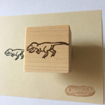 恐竜の消しごむはんこ