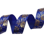 箔押しローズサテンリボン