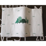 森で読書を。刺繍ブックカバー《文庫本用》