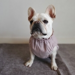 ハイネックブラウス　S　ピンク