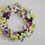 すみれ　すみれ　すみれ:wreath no.2