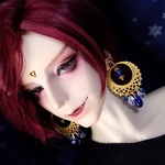 ●イヤリング Arabian BU● 1/3ドール向け ノンホールピアス