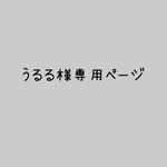 【うるる様専用ページ】合計4点