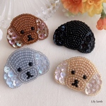 ビーズ刺繍のトイプードル　※受注制作