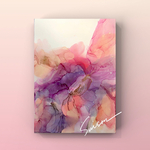 アルコールインクアート『桜山』